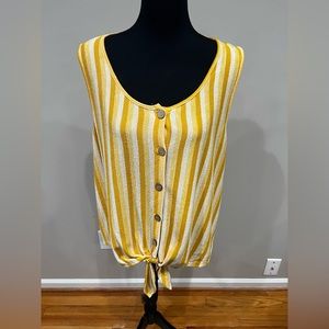 Yellow Tank Blouse